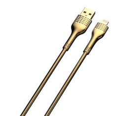 LDNIO LS651 USB-A - Lightning kábel 30W 1m aranyszínű (5905316144248) (LS651 Lightning)