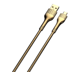 LDNIO LS651 USB-A -MicroUSB kábel 30W 1m aranyszínű (5905316144255) (LS651 Micro)
