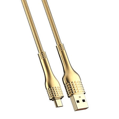 LDNIO LS651 USB-A -MicroUSB kábel 30W 1m aranyszínű (5905316144255) (LS651 Micro)