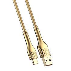 LDNIO LS651 USB-A - USB-C kábel 30W 1m aranyszínű (5905316144262) (LS651 Type-C)