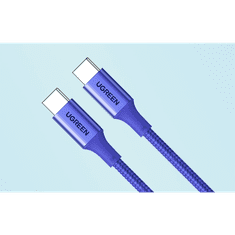 Ugreen USB-C - USB-C kábel 1m kék (15309) (UG15309)