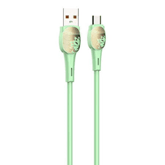 LDNIO LS832 USB-A - USB-C kábel 30W 2m zöld (5905316144927) (LS832 Micro)