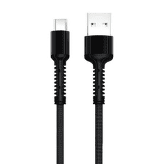 LDNIO LS64 USB-A - Micro USB kábel 2.4 A, 2m fekete (5905316144224) (LS64 micro)