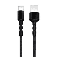 LDNIO LS64 USB-A - USB-C kábel 2.4A 2m fekete (5905316144231) (LS64 type c)