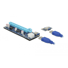 DELOCK PCI Express x1 > PCI Express x16 adapterkártya (41426) (delock41426)