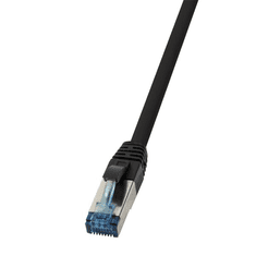 LogiLink Cat.6A, S/FTP patch kábel 10m fekete (CQ6095S) (CQ6095S)