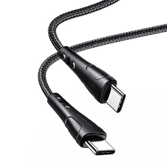 Mcdodo USB-C - USB-C kábel 0,2m 60W fekete (CA-7640) (CA-7640)