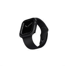 UNIQ Valencia Apple Watch 41mm/40mm aluminium tok, fekete (UNIQ-41MM-VALGRP) (UNIQ-41MM-VALGRP)