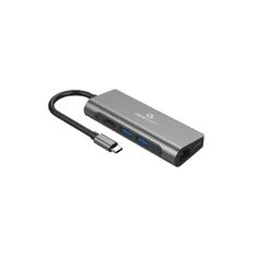 Gembird Multi Port Adapter USB Type C 5in1 USB hub (A-CM-COMBO5-01) (A-CM-COMBO5-01)