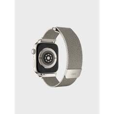 UNIQ Dante Apple Watch 40/41/38mm fém szíj csillagfény színű (62840) (uniq62840)