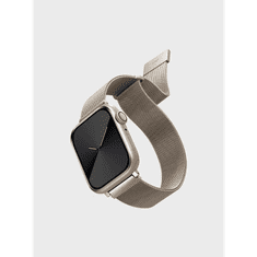 UNIQ Dante Apple Watch 45/44/42mm fém szíj csillagfény színű (62841) (uniq62841)