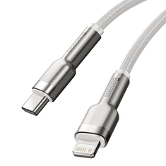 BASEUS Cafule USB-C Lightning töltőkábel, PD, 20W, 1 m, fehér (CATLJK-A02) (CATLJK-A02)
