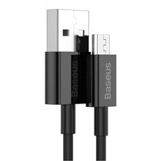 BASEUS Superior Series USB-Micro USB kábel, 2A, 2m, fekete (CAMYS-A01) (CAMYS-A01)