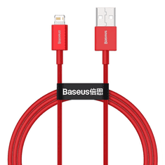 BASEUS Superior USB töltőkábel, 2,4 A, 1 m, piros (CALYS-A09) (CALYS-A09)