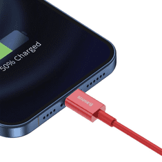 BASEUS Superior USB töltőkábel, 2,4 A, 1 m, piros (CALYS-A09) (CALYS-A09)