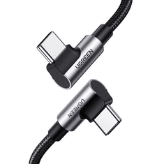 Ugreen US335 USB-C-USB-C ferde kábel 5A 100W 1m fekete (70696) (UG70696)