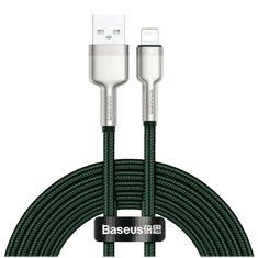 BASEUS Cafule USB-Lightning kábel, 2.4A, 2m, zöld (CALJK-B06) (CALJK-B06)