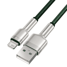BASEUS Cafule USB-Lightning kábel, 2.4A, 2m, zöld (CALJK-B06) (CALJK-B06)
