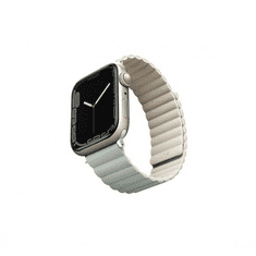 UNIQ Revix Apple Watch 38/40/41mm mágneses szilikon szíj zsálya bézs (UNIQ-41MM-REVSAGBEG) (UNIQ-41MM-REVSAGBEG)