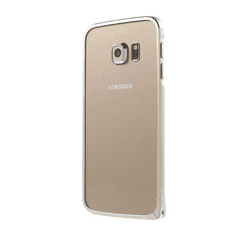 Love Mei telefonvédő alumínium keret (BUMPER) EZÜST [Samsung Galaxy S6 EDGE (SM-G925F)] (5996457586592)
