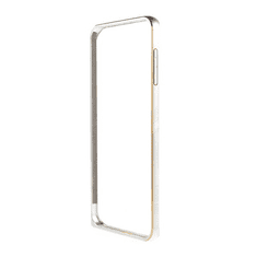 Love Mei telefonvédő alumínium keret (BUMPER) EZÜST [Samsung Galaxy S6 EDGE+ (SM-G928)] (5996457589609)