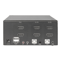 Digitus DS-12860 - KVM / audio / USB switch - 2 ports (DS-12860)