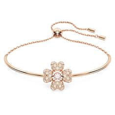 Swarovski Luxus bronz karkötő Négylevelű lóhere kristályokkal Idyllia 5674487