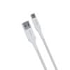 Fonott 1,2 méteres USB-C és USB-A kábel 9915141100004 - fehér