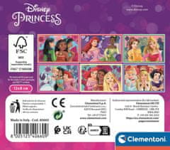 Clementoni Disney hercegnős képkockák, 6 blokk