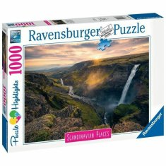 NEW Ravensburger Puzzle Izland: Kirkjuffellsfoss 1000 darabos puzzle