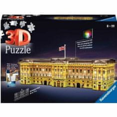 NEW Ravensburger Buckingham Palota megvilágított 3D puzzle 216 darabos