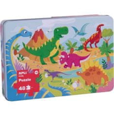 NEW Otroške puzzle Apli Dinosaurs 24 Kosi 48 x 32 cm