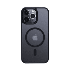 Crong Hybrid Frost Apple iPhone 15 Pro Max MagSafe Tok - Sötétkék (CRG-HFM-IP1567P-BLUE)
