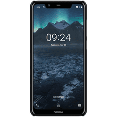 Super Frosted Nokia 5.1 Plus Hátlap Tok - Fekete (NL161795)