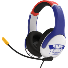 PDP Sonic Go Fast REALMz Vezetékes Gaming Headset - Fehér/Lila (500-233-SON)