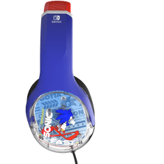 PDP Sonic Go Fast REALMz Vezetékes Gaming Headset - Fehér/Lila (500-233-SON)
