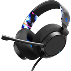 Skullcandy Slyr PRO Multi-Platform Vezetékes Gaming Headset - Mintás (Blue Digi-Hype) (S6SPY-Q766)