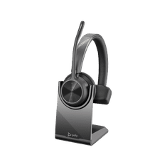 HP Poly Voyager 4310 UC (USB Type-C) Wireless Mono Headset + Állvány + BT700 - Fekete (77Y96AA)