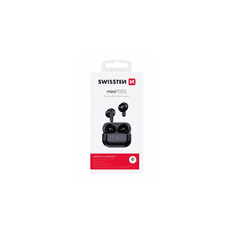 SWISSTEN Minipods TWS Wireless Headset - Fekete (54200100)
