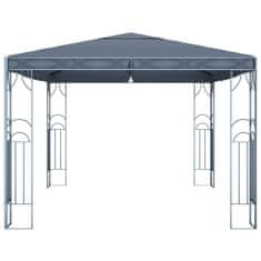 Vidaxl antracitszürke pavilon 400 x 300 cm 48049