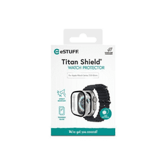 eSTUFF Titan Shield Full Body Apple Watch Series 7 / 8 Kijelzővédő üveg - 45 mm (ES501033)