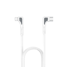 OEM REMAX RC-181i USB-C apa - Lightning apa Adat és töltő kábel - Fehér (1m) (KABAV1164)