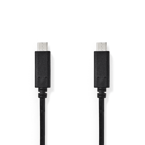 Nedis CCGB64700BK20 USB Type-C apa - USB Type-C apa 3.2 Adat és töltő kábel - Fekete (2m) (CCGB64700BK20)