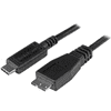StarTech.com USB31CUB1M USB kábel 1 M USB 3.2 Gen 2 (3.1 Gen 2) USB C Micro-USB B Fekete (USB31CUB1M)