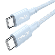 Ugreen US557 USB-C apa - USB-C apa Adat és töltő kábel - Kék (1.5m) (15272)