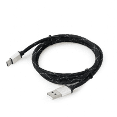Gembird USB-A apa - USB-C apa Adat- és töltőkábel 2.5m - Fekete (CCP-USB2-AMCM-2.5M)