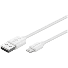 Goobay 54600 USB-A 2.0 apa - Lightning apa Adat és töltőkábel (1m) (54600)