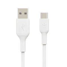 Belkin USB-C apa - USB-A apa Adat- és töltőkábel 3m - Fehér (CAB001BT3MWH)