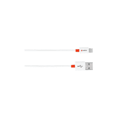 Skross USB A apa - Lightning apa Adat- és töltőkábel 1m - Fehér (72664)