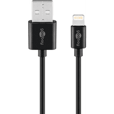 Goobay 45294 Lightning / USB-A Hálozati töltő készlet - Fekete (5W) (45294)